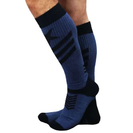 Breedwell Cockpit Knee Socks - Navy