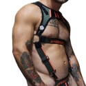 Breedwell Cockpit Harness - Khaki - Neon Orange