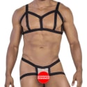 CandyMan Ensemble Harnais - Jock String Noir