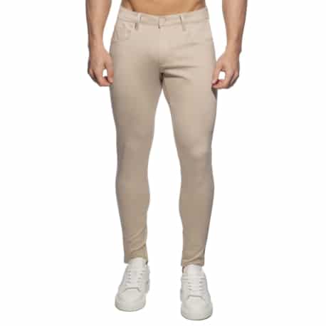 Addicted Pantalon Slim Svelte Beige