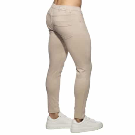 Addicted Pantalon Slim Svelte Beige