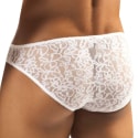 Joe Snyder Bikini Bulge Lace Briefs - White