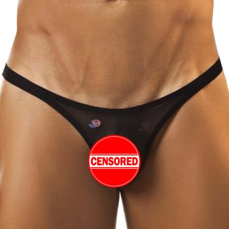 Joe Snyder Capri Mesh Thong - Black