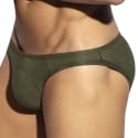 ES Collection Simsuede Bikini Briefs  - Khaki