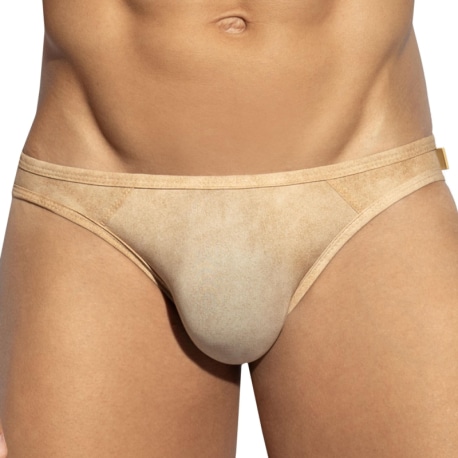 ES Collection Simsuede Bikini Briefs  - Beige 