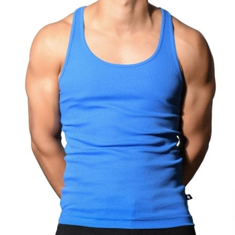 Andrew Christian Tank Beater - Ocean Bleu