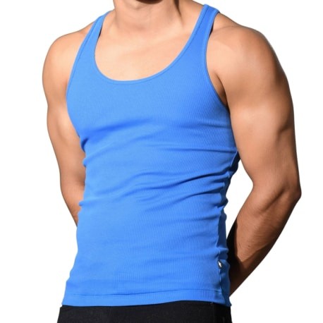 Andrew Christian Tank Beater - Ocean Bleu