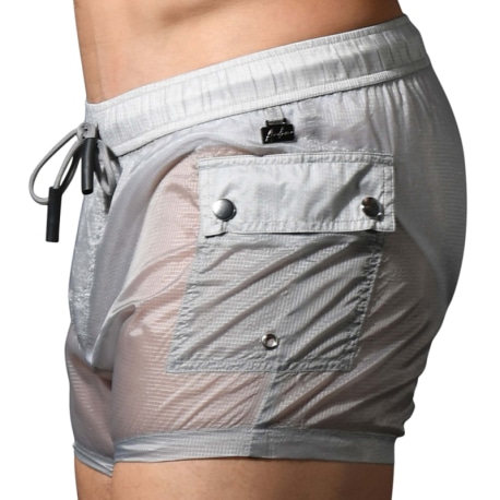 Andrew Christian Short Cargo Capsule Naked Truth Gris 