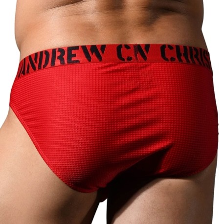 Andrew Christian Almost Naked Ultra Soft Briefs - Red