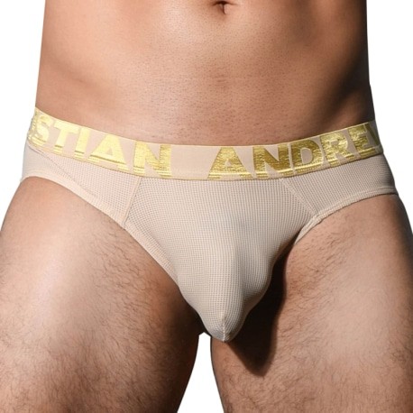 Andrew Christian Slip Almost Naked Air Mesh Sable