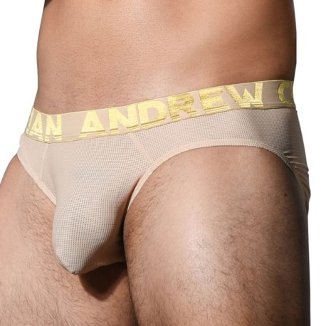 Andrew Christian Slip Almost Naked Air Mesh Sable