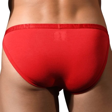 Andrew Christian Slip Tanga Almost Naked Lust Modal Rouge