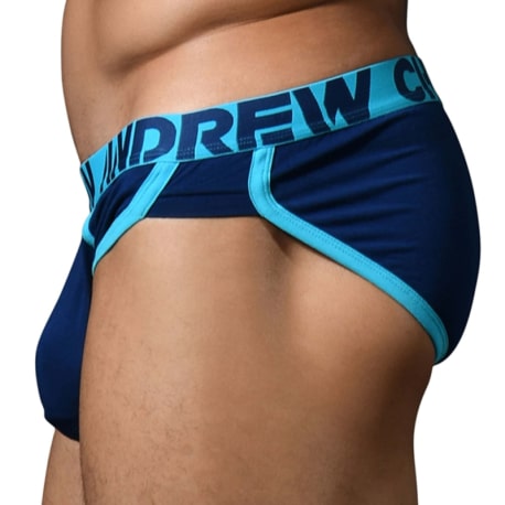 Andrew Christian Almost Naked Retro Bamboo Briefs - Navy