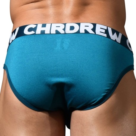 Andrew Christian Slip Almost Naked Quick Dry Mesh Bleu Sarcelle