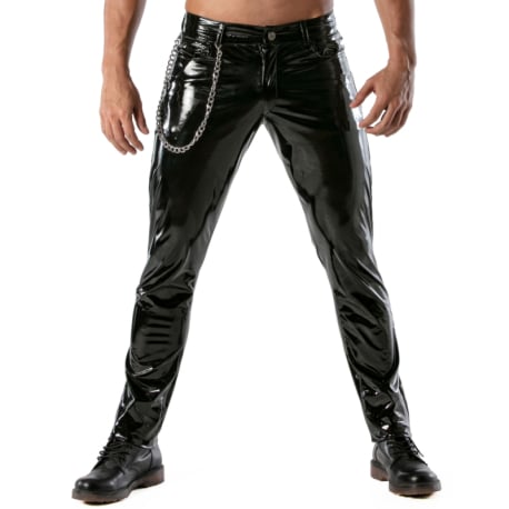 TOF Paris Vinyl Pants - Black