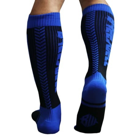 Breedwell Chaussettes Hautes Eternity - Bleu - Noir