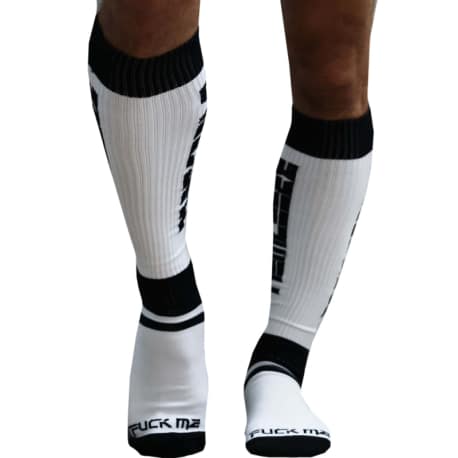 Breedwell Chaussettes Hautes Eternity - Blanc - Noir