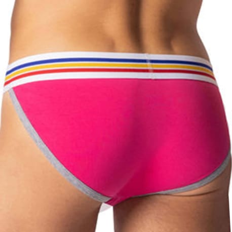 Bike Slip Tanga Coton Rose 