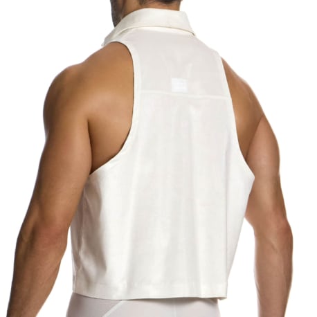 Modus Vivendi Crop Top Lacquer Blanc Cassé