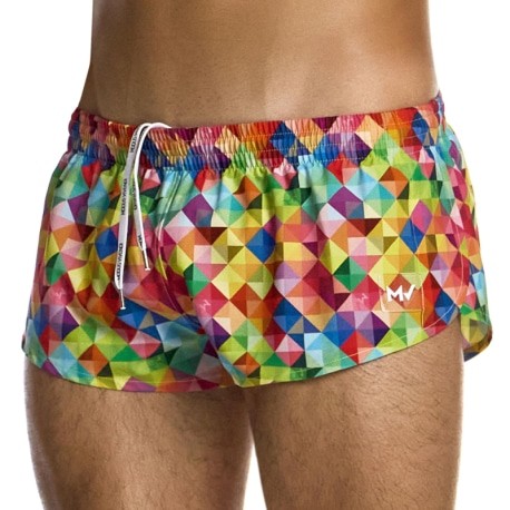 Modus Vivendi Rainbow Swim Shorts