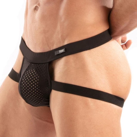 TOF Paris Temptation Microfiber Jock - Black