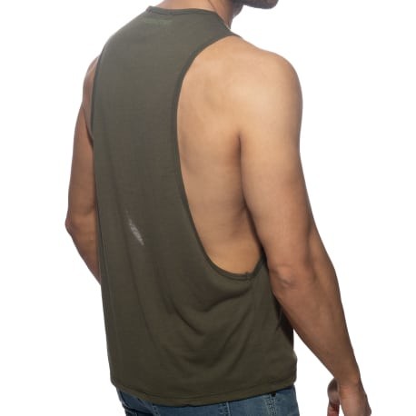 Addicted AD Low Rider Tank Top - Khaki