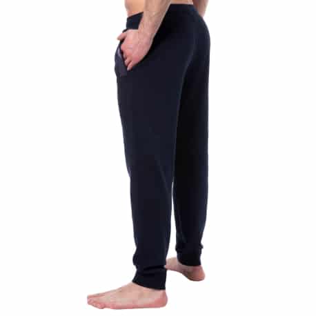 Emporio Armani Pantalon Basic Terry Bleu Marine