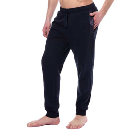 Emporio Armani Pantalon Basic Terry Bleu Marine