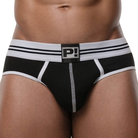 Pump! Round2 Bottomless Briefs - Black