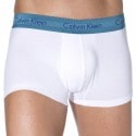 Calvin Klein Lot de 3 Shortys Cotton Stretch Blancs Ceinture Bleue