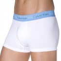 Calvin Klein Lot de 3 Shortys Cotton Stretch Blancs Ceinture Bleue