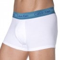 Calvin Klein Lot de 3 Shortys Cotton Stretch Blancs Ceinture Bleue