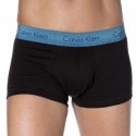 Calvin Klein Lot de 3 Shortys Cotton Stretch Noirs Ceinture Bleue