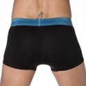 Calvin Klein Lot de 3 Shortys Cotton Stretch Noirs Ceinture Bleue