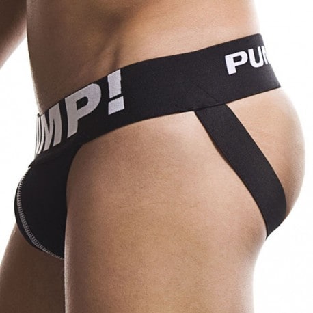 Jock Strap Pump! Noir