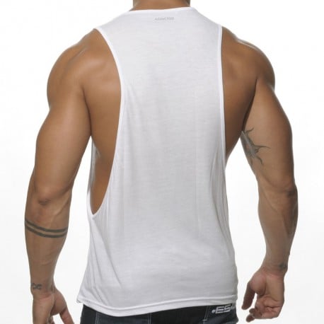 Addicted Disco Tank Top - White