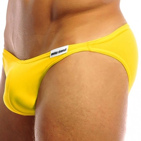 Slip de Bain Super Low Cut Jaune