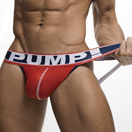 Jock Strap Fever Rouge - Blanc