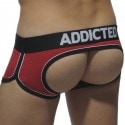 Addicted Shorty Bottomless Double Piping Rouge