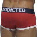 Addicted Lot de 3 Boxers Basic Rouge - Gris - Bleu