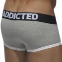 Addicted Lot de 3 Boxers Basic Rouge - Gris - Bleu