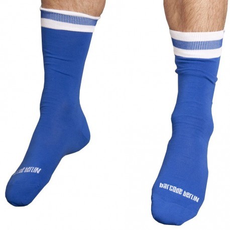 City Socks - Blue - White