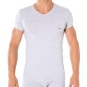 Emporio Armani T-Shirt V-Neck Stretch Cotton Gris