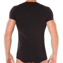 Emporio Armani T-Shirt V-Neck Stretch Cotton Noir