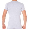 Emporio Armani T-Shirt V-Neck Stretch Cotton Gris