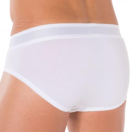 Slip Stretch Cotton Blanc