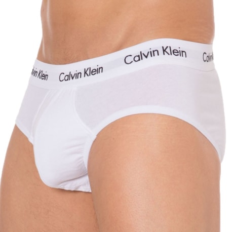 3-Pack Cotton Stretch Briefs - White