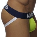 Addicted Lot de 3 Jock Straps Jaune - Orange - Gris