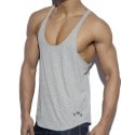 ES Collection Fitness Plain Tank Top - Grey