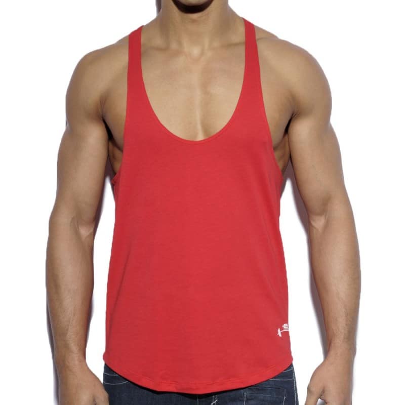 ES Collection Fitness Plain Tank Top - Red | INDERWEAR